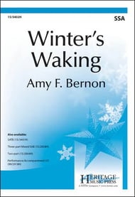 Winter's Waking SSA choral sheet music cover Thumbnail